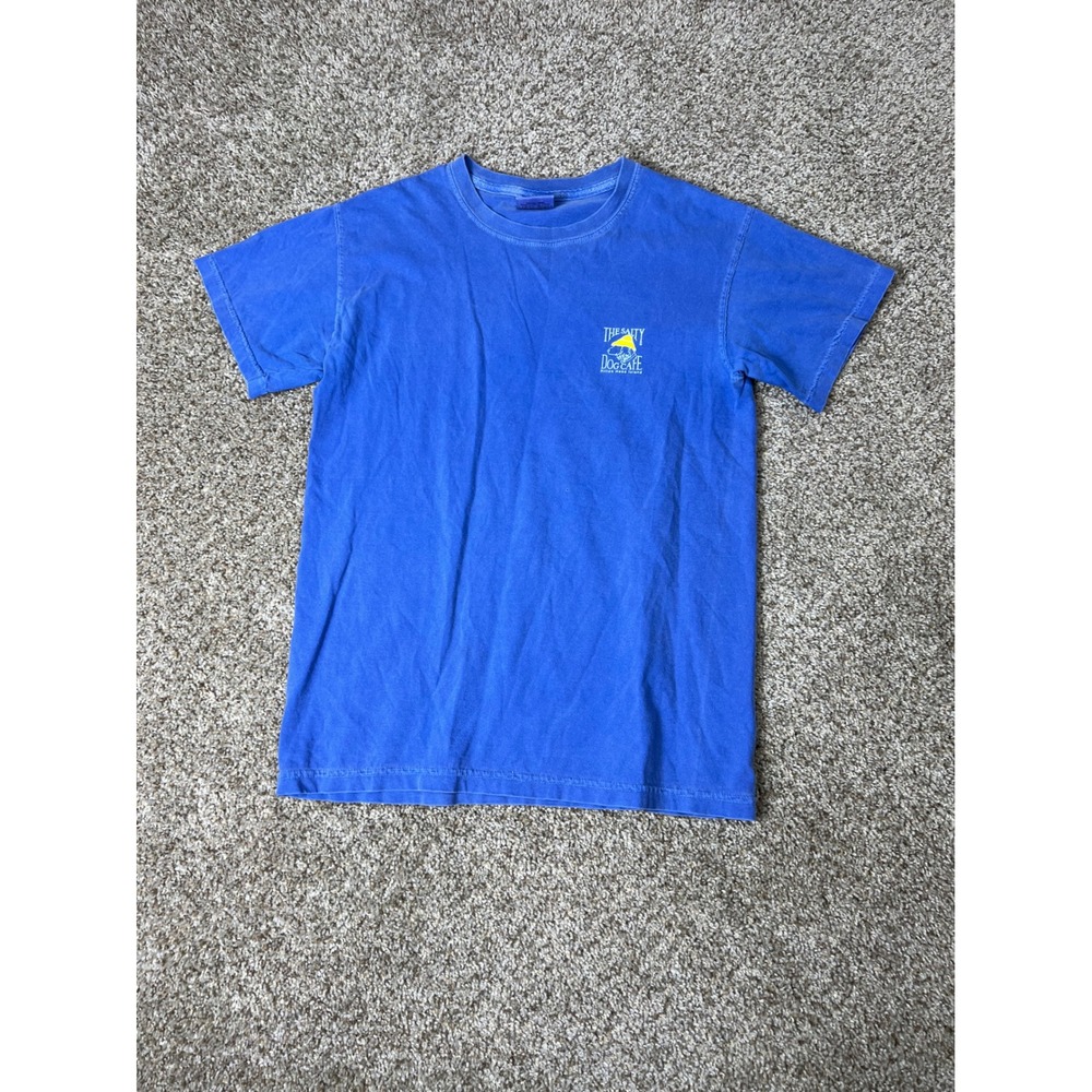 Comfort Colors Salty Dog Cafe Hilton Head Island Blue Graphic T-Shirt Small